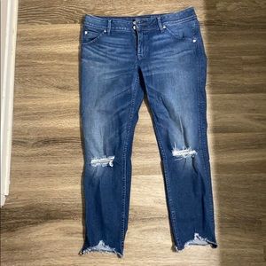 Hudson skinny crop jeans
